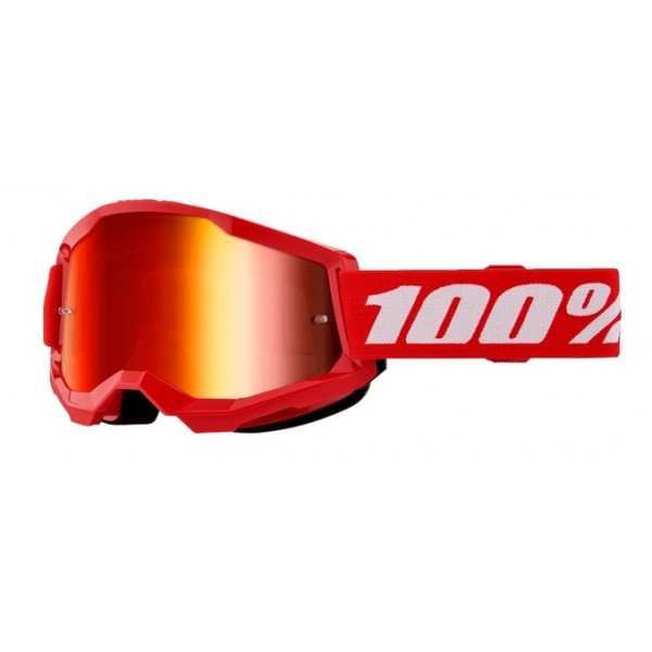 100% STRATA 2 ZATEMNJENA MOTOKROS OČALA RED 100% STRATA 2 ZATEMNJENA MOTOKROS OČALA RED